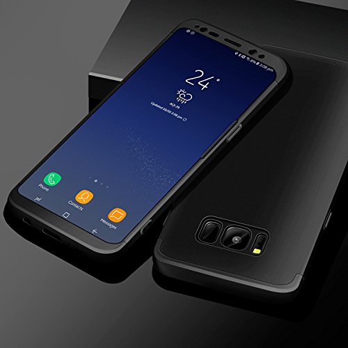 Samsung Galaxy S8 Funda Negro  ivencase Carcasa Tapa Prima H  brido Rugged 3 en 1 Duro Anti-rasgu  os Mate PC Back Bumper de Protector Anti-Scratch Case Cover para Samsung Galaxy S8 5 8 