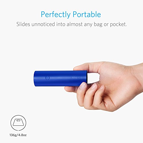 Anker Bater a Externa PowerCore 5000mAh Power Bank Compacto Cargador M vil con PowerIQ para iPhone X 8 8 Plus 7 6s 6 Plus iPad Samsung Galaxy y Muchos M s Azul Anker Bater a Externa PowerCore 5000mAh Power Bank Compacto Cargador M vil con PowerIQ para iPhone X 8 8 Plus 7 6s 6 Plus iPad Samsung Galaxy y Muchos M s Azul