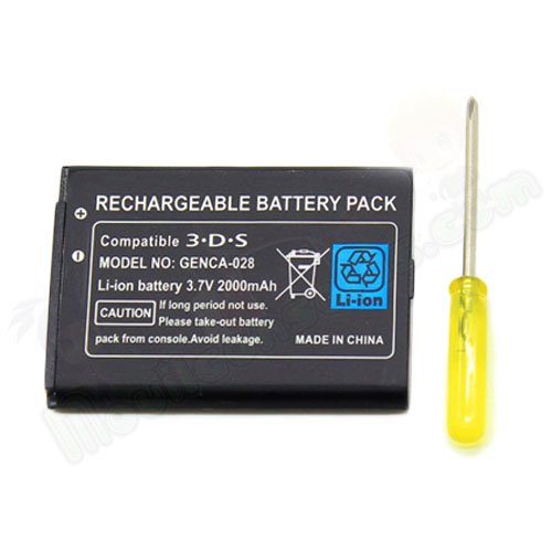 Book's Cover ofBatterie de rechange 37V 2000mAh pour console Nintendo 3DS
