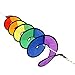 Produktbild BinaryABC Windspiel Nylon-Spirale Regenbogen Wind Spinner-Zelt-Garten-Dekoration Bunte 2 Stück