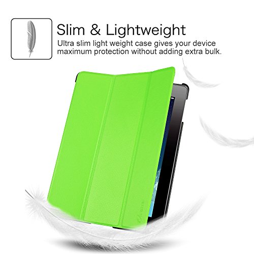 Fintie Apple iPad 2/3/4 Hülle Case – Ultra Slim Superleicht Schutzhülle Smart Shell Cover Tasche Etui mit Auto Schlaf / Wach und Standfunktion für Apple iPad 2 / iPad 3 / iPad 4 Retina, Grün - 2