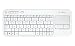 Produktbild Logitech K400 kabellose Tastatur mit Touchpad (QWERTZ, deutsches Tastaturlayout) weiss