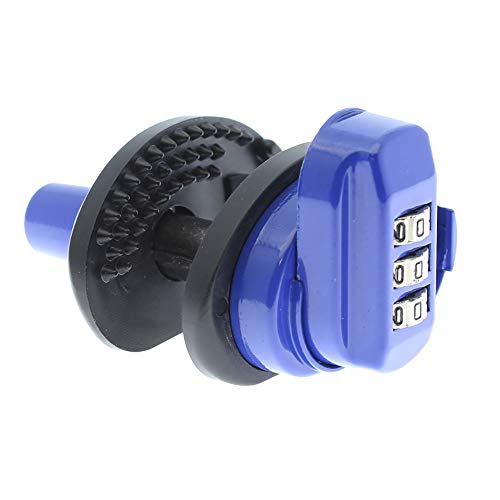 Yatek Cadenas pour Armes, Verrous de pontet avec Fermeture à Combinaison de 3 Chiffres, en Acier et poignée en Caoutchouc résistant pour protèger la gâchette des dommages