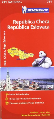 Mapa National República Checa República Eslovaca (Mapas National Michelin) Mapa National República Checa República Eslovaca (Mapas National Michelin)