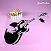 Price comparison product image jiushizq Creative Art Guitar Wall Stickers Home Decor Diy Musical Instrument Vinyl Wall Stickers Home Decor Living Bedroom Soft Pink L 43cm X 49cm