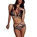 Produktbild PPING Sexy Body Dessous Sexy Spitze Bodysuit Sexy Negligee Babydoll Sexy Uniform Sexy Spitze Perspektive Dreipunkt Weiblichen Bundle Hohl Versuchung Hot Erotic Lace Underwear l