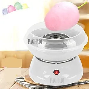 PAGHADI Cotton Candy Maker Automatic Electric Fancy Mini Cotton Candy Machine Portable Electric DIY Sweet Cotton Candy Maker Candy Sugar Machine for Children Girl boy Gift (Multi Color PGD12)