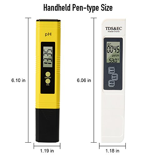 Digital 4 In 1 TDS PH EC Temperature Meter Kit 0-9999us/cm Electrical ...