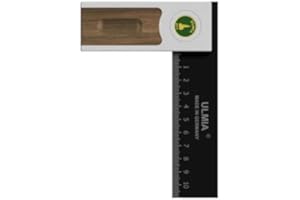 Ulmia 500-150 Multi-Angle, Precision Angle Alu-Line (High Measuring Accuracy, Hardened Steel Rail, Scale Adjustable with Precision Adjustment Screw, 150 mm, Accuracy: ± 0.02)