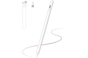 BLEBLE Stylus Pen for iPad: Fast Charge Apple Pencil with Palm Rejection, Tilt Sensitivity - Compatible with iPad 10/9/8/7/6, Pro 12.9"/11"/13" M4, Mini 6/5, Air 5/4/3/11"-13" M2