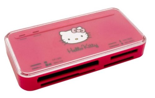 Preisvergleich Produktbild Saitek Hello Kitty 53-in-1 Kartenleser pink