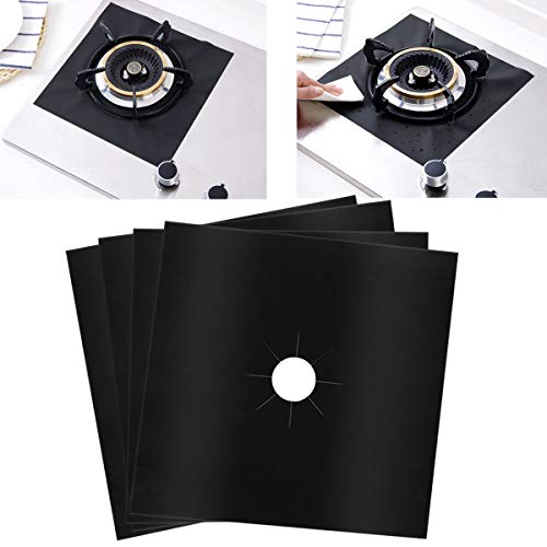 Preisvergleich Produktbild selftek 4 Gasherd Displayschutzfolie Tabelle wiederverwendbar antihaftbeschichtet Futter Herd Schutz Pad