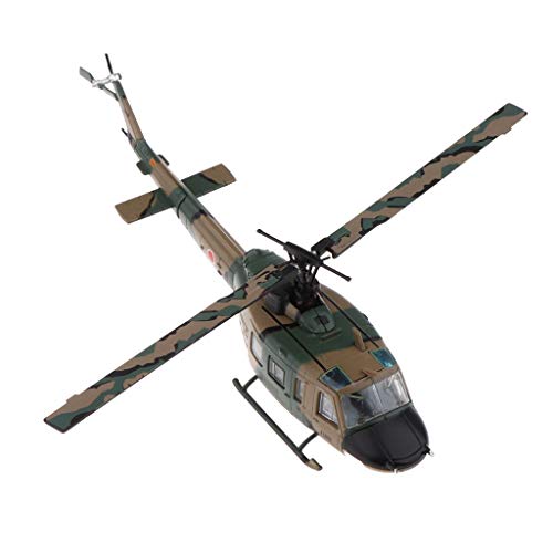 Preisvergleich Produktbild FLAMEER Mini Diecast Hubschrauber Kampfflugzeug Flugzeuge Modell Militärspielzeug - UH-1 Iroquois / Hue