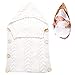 Produktbild Neugeborenes Baby Swaddle Decke Schlafsack Gestrickt Wickeln für 0-12 Monate Jungen oder Mädchen(weiß)