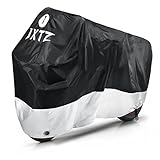 Sicher Doppel Schlosslöcher & Eine Winddichte Schnalle - Abdeckung verfügt über 2 Aluminium verschluss löchern an der vorderseite, mit denen sie ihr motorrad bequem mit einem motorradschloss abschließen können und gleichzeitig ausreichenden schutz bieten können. Die schnalle an der rückseite hält die abdeckung effektiv vor starkem wind.