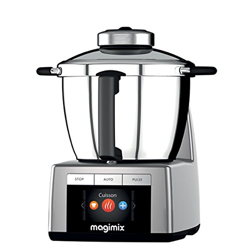 Magimix - Cook Expert - Robot de cuisine avec fonction cuisson, chrome satiné, multifonction