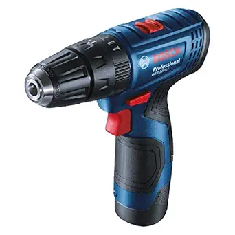 Bosch 06019G81F2 GSB-120 - Li Cordless Drill Driver, Double Battery (Blue)