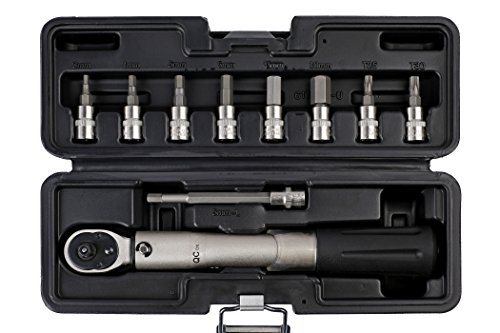 Red Cycling Products PRO Drehmomentschlüssel 1/4" 2-24Nm inkl. Bits 2017 Werkstattausrüstung