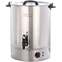 Burco MFCT1030 Stainless Steel Cygnet Manual Fill Water Boiler, Silver, 30L Capacity