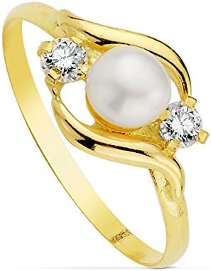 sortija Yellow Gold Cloe 18 ktes