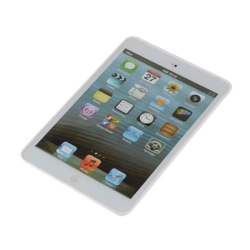 doupi SolidFit PureColor Schutzhülle für iPad mini 1 / 2 / 3 Solid Matt TPU Schutz Hülle Silikon Schale Bumper Case Schutzhülle Cover weiß - 3