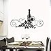 Produktbild WWYJN Sticker Wine Wine Drink Gourmet Vinyl Wall Applique Mural Removable Art Wallpaper Kitchen Home Decor House Decoration Black 40x60cm
