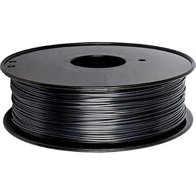 GEEETECH PLA Filament 1.75mm Silk Noir, Imprimante 3d printer Filament PLA 1KG Spool