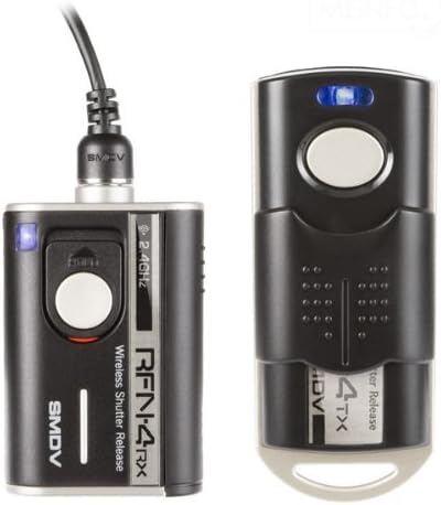 SMDV Wireless Remote and Shutter Release Cable for Canon EOS 5DS, 5DS R, 1DMarkⅡ, 1DMarkⅢ, 1DMarkⅣ, 1DsMarkⅡ, 1DsMarkⅢ, 5DMarkⅡ, 5DMark III, 1D, 1DX, 1Ds, 5D, 6D, 7D, 50D, 40D, 30D, 20D, 10D, D60, D30 Digital SLR Cameras