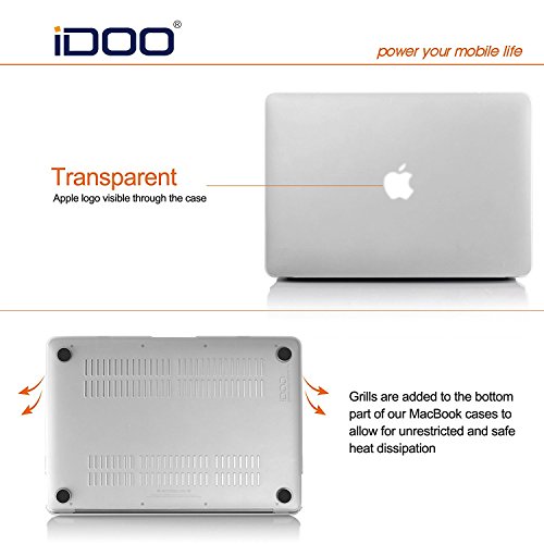 iDOO MacBook Schutzh lle Hard Case Cover Laptop H lle F r MacBook Air 13 Zoll A1369 A1466 - Transparent reviews iDOO MacBook Schutzh lle Hard Case Cover Laptop H lle F r MacBook Air 13 Zoll A1369 A1466 - Transparent