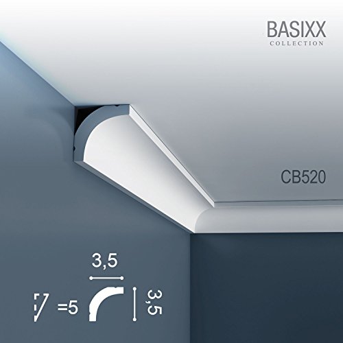 Orac Decor BASIXX Deckenleiste Eckleiste CB520 Profilleiste Stuckleiste Zierleisten Zierprofile