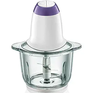 OKRAZEX electric stackable chopper kitchen gadgets appliances food processors for choppers vegetable use garlic machine meat mincer grinder Vegetables Fruit and Nuts 2.0 L 300w (electric chopper)