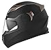 Produktbild Motorradhelm Integralhelm Rollerhelm Fullface Helm - YEMA YM-829 Sturzhelm ECE mit Doppelvisier Sonnenblende für Damen Herren Erwachsene-Schwarz Matt-XL