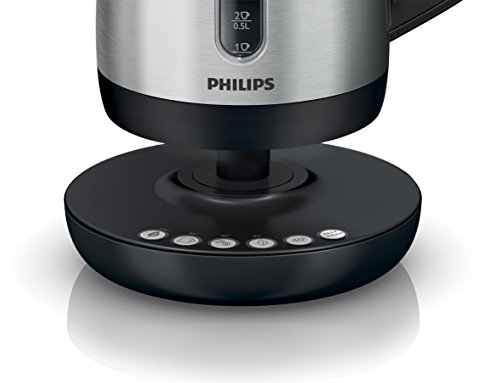 Philips HD9385/21 Wasserkocher, 5 Temperatureinstellungen 40 – 100 °C, 1,7 l, Edelstahl - 4
