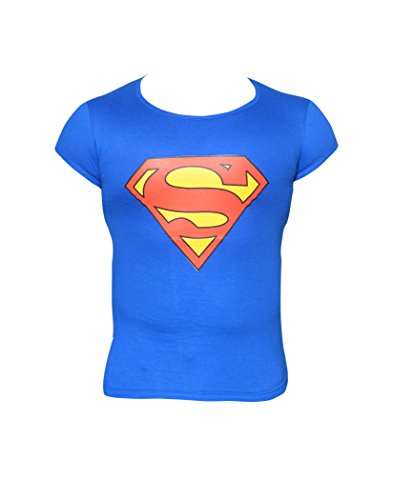 Krystle Women's Superman Round Neck Cotton T-Shirt