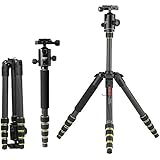 Andoer&reg; OBO Folding Portable Aluminium Alloy Extendable Camera Tripod Unipod Monopod with Ball Head for DSLR Canon 760D 7D2 70D Nikon D750&nbsp;D7200&nbsp;D5500&nbsp;D810&nbsp;D610&nbsp;Sony A7&nbsp;A7S A7R A7RII