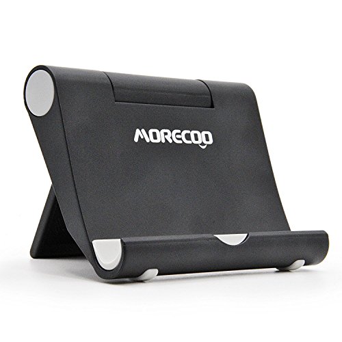 MORECOO 270°Multi-Winkel Ständer Tablet Tisch Handy Halterung, Schwarz