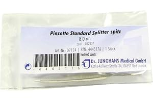 DR. JUNGHANS MEDICAL G SPLITTERPINZETTE 8CM 07124 1St 4445176