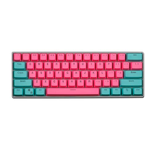 Taide 61 Teclas de diseño ANSI OEM Perfil PBT Teclas Gruesas para Teclado mecánico 60% Color 19