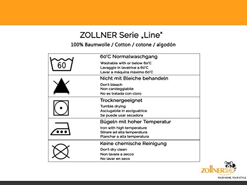 ZOLLNER® 4er-Set Geschirrtücher / Trockentuch / Küchentücher grau-gestreift 50×70 cm aus 100% Baumwolle, in weiteren Farben erhältlich, vom Hotelwäschespezialisten, Serie „Line“ - 7