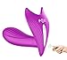 Produktbild MEVOL Vibratoren für sie klein Wearable Butterflies, Vibrator Klitoris und G-punkt mit Kabellos Fernbedienung, Sexspielzeug Wasserdicht Beckenbodentrainer für Frauen -Lila