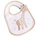 EJY Baby Waterproof Feeding Bibs Cartoon Giraffe Pattern Toddler Saliva Towel Bib