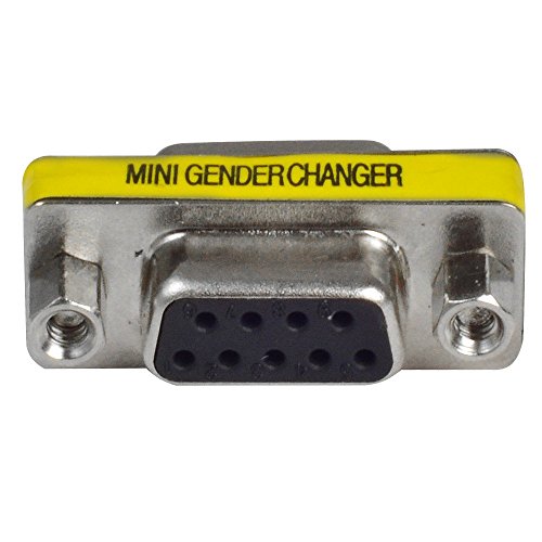 MENGS® 9 Pin RS232 DB9 Pin weiblichen zu weiblichen serielles Kabel Gender Changer Adapter-Stecker - 3