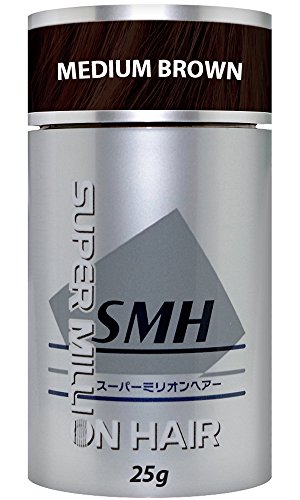 Super Million Hair - 1 x 25g Hair Building Fibres - No.23 Medium Brown