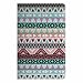 Produktbild leather flip Case Schale Ipad Mini / Mini 2 motifs Aztec azteque - - azteque turquoise B -