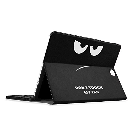 Fintie Blade X1 Samsung Galaxy Tab S2 9.7 Bluetooth Tastatur Hülle Keyboard Case – Ultradünn leicht SmartShell Ständer Schutzhülle mit magnetisch abnehmbar drahtloser Bluetooth Tastatur für Samsung Galaxy Tab S2 T810N / T815N / T813N / T819N 24,6 cm (9,7 Zoll) Tablet, Don’t Touch - 9