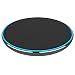Produktbild MMLC Wireless Charger, Qi Wireless Induktives Ladegerät Kompatibel mit Apple iPhone XS/XS Max/XR/ X/ 8/8 Plus, Galaxy S9/S9+/Note 9/S8/S8+, Note 8, S7 und alle Qi-fähige Handys (Black)