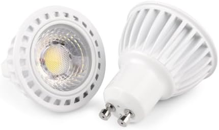 CY LED 5W MR16 GU10 COB LED Bulbs, 50W Halogen Bulbs Equivalent, 400lm, Warm White, 3000K, 36 Degree Beam Angle, Recessed Lighting, Track Lighting, LED Light Bulbs,Pack of 10 Units