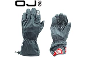 OJ Atmosfere Metropolitane R027 TG. M L COPRIGUANTI COMPATTO CON MEMBRANA IMPERMEABILE PIOGGIA FISSA MOTO SCOOTER