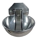 geeignet für Wasserfässer Eider Anbau Tränkebecken Wasserfässer - mit Druckzunge - für Pferde & Rinder - aus korrosionsfestem Aluminium-Spezialguss