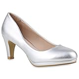 Damen Klassische Pumps Stilettos Lederoptik Elegante Schuhe...